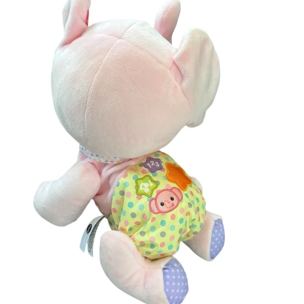 VTech Explore and Crawl Elephant Plush Pink Interactive Baby Toddler Toy 14